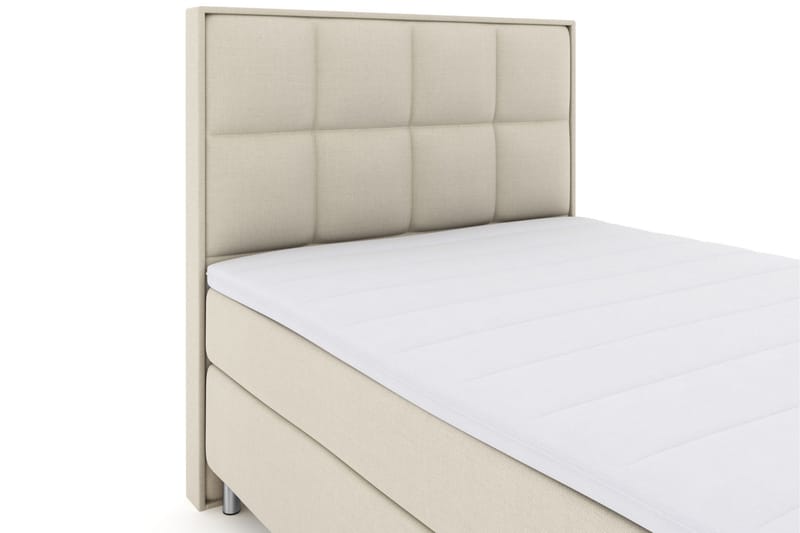 Select No 3 Komplett Sängpaket 140x200 Fast/Medium - Beige/Metall - Möbler - Säng - Komplett sängpaket