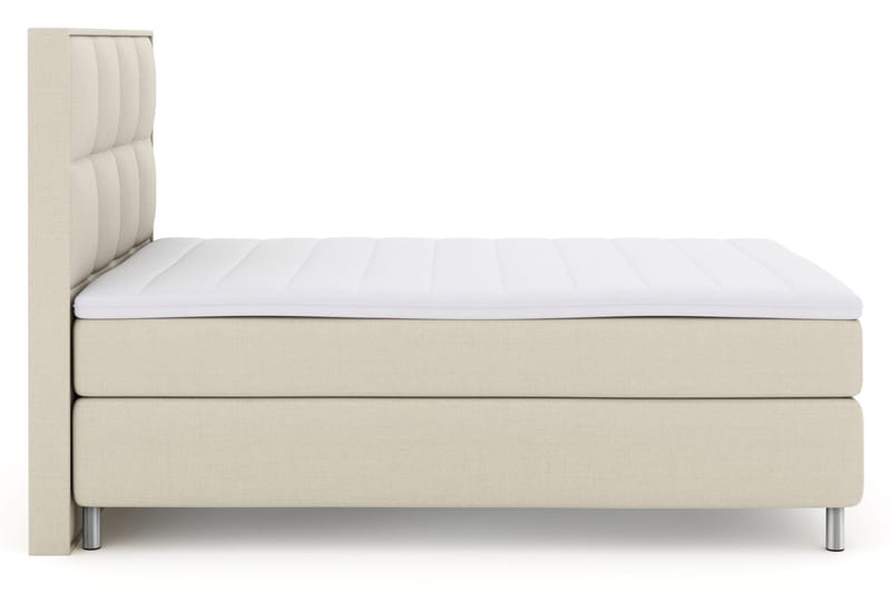 Select No 3 Komplett Sängpaket 140x200 Fast/Medium - Beige/Metall - Möbler - Säng - Komplett sängpaket