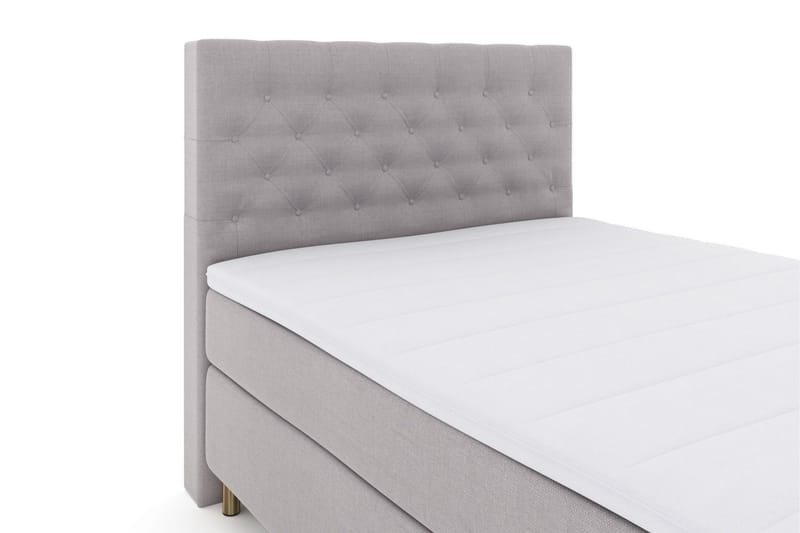 Select No 3 Komplett Sängpaket 140x200 Fast/Medium - Ljusgrå/Koppar - Möbler - Säng - Kontinentalsäng