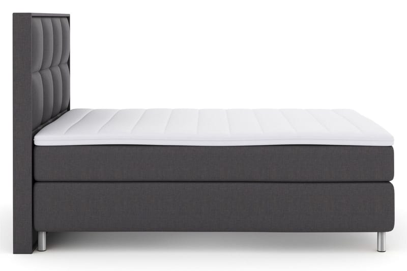 Select No 3 Komplett Sängpaket 140x200 Fast/Medium - Mörkgrå/Metall - Möbler - Säng - Kontinentalsäng