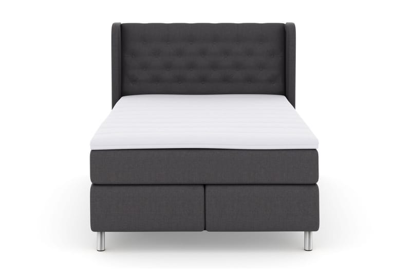 Select No 3 Komplett Sängpaket 140x200 Fast/Medium - Mörkgrå/Metall - Möbler - Säng - Komplett sängpaket