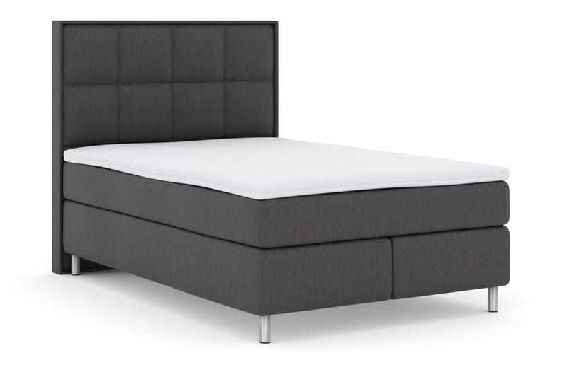 Select No 3 Komplett Sängpaket 140x200 Fast/Medium - Mörkgrå/Metall - Möbler - Säng - Komplett sängpaket