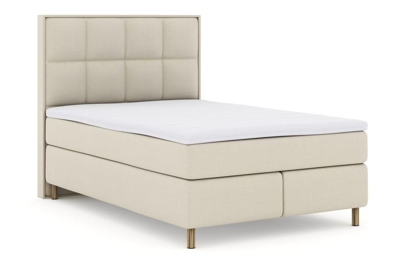 Select No 3 Komplett Sängpaket 140x200 Medium - Beige/Koppar - Möbler - Säng - Kontinentalsäng