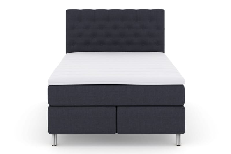Select No 3 Komplett Sängpaket 140x200 Medium - Blå/Metall - Komplett sängpaket - Kontinentalsäng - Dubbelsäng