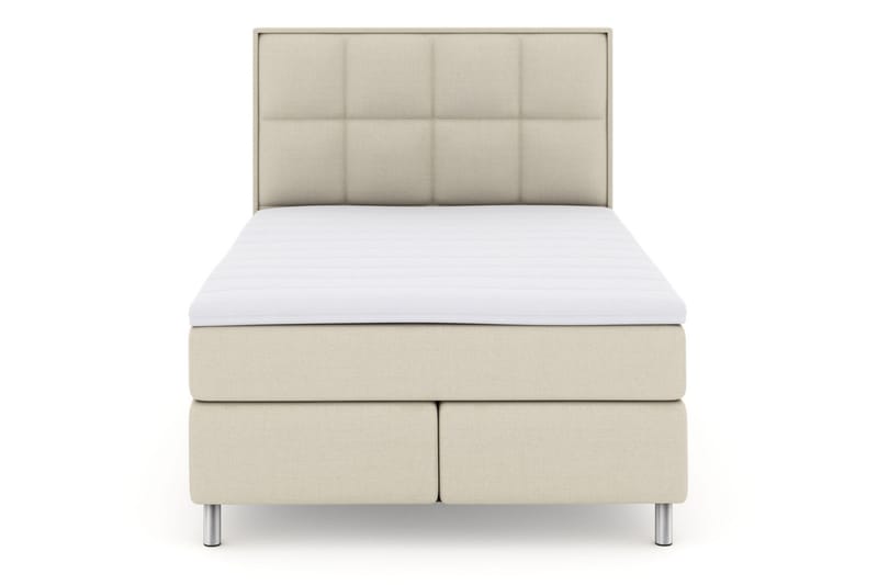 Select No 3 Komplett Sängpaket 160x200 Fast - Beige/Metall - Komplett sängpaket - Kontinentalsäng - Dubbelsäng