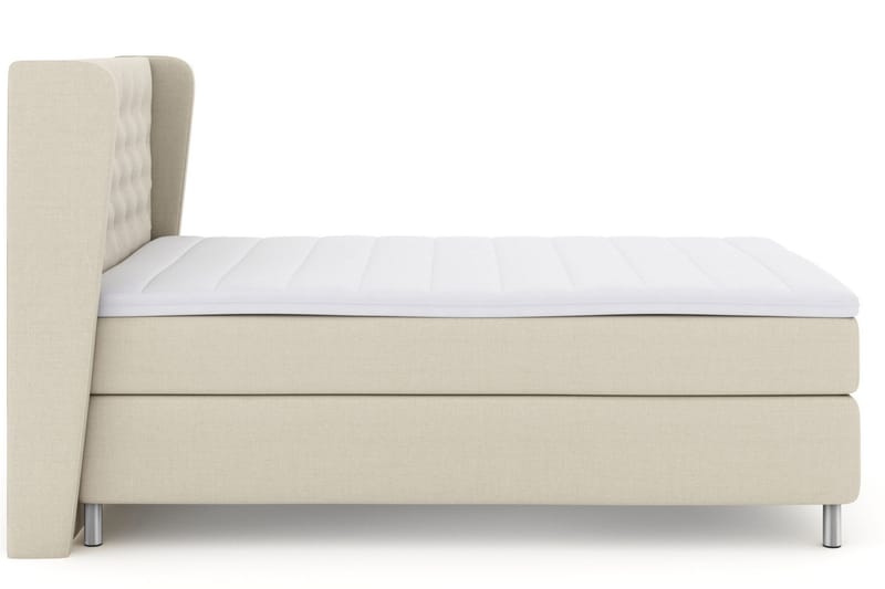Select No 3 Komplett Sängpaket 160x200 Fast - Beige/Metall - Möbler - Säng - Kontinentalsäng
