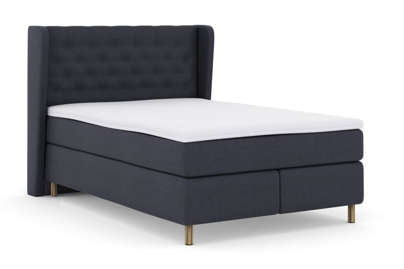 Select No 3 Komplett Sängpaket 160x200 Fast - Blå/Koppar - Möbler - Säng - Komplett sängpaket