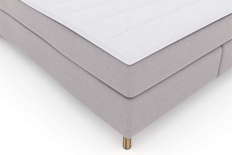 Select No 3 Komplett Sängpaket 160x200 Fast - Ljusgrå/Koppar - Möbler - Säng - Komplett sängpaket