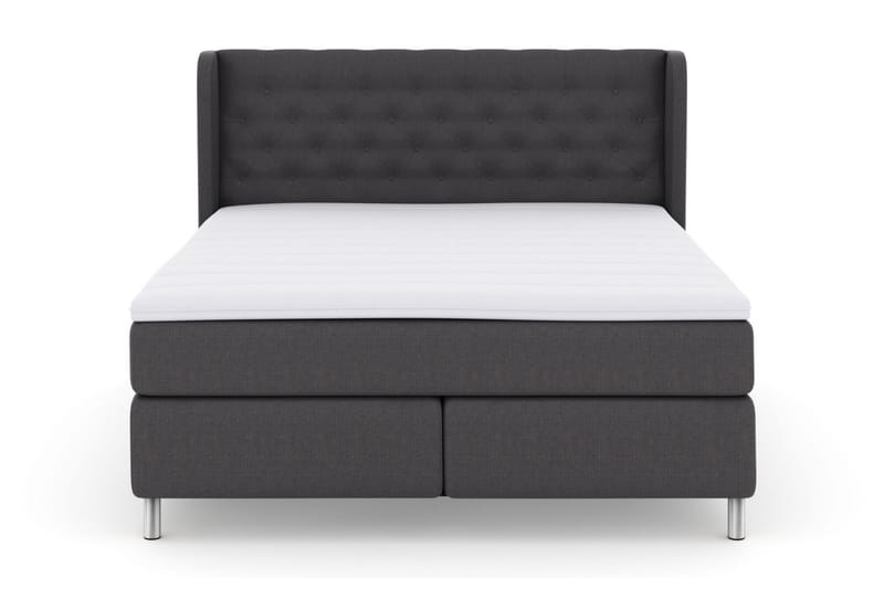 Select No 3 Komplett Sängpaket 160x200 Fast - Mörkgrå/Metall - Möbler - Säng - Komplett sängpaket