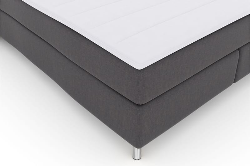 Select No 3 Komplett Sängpaket 160x200 Fast - Mörkgrå/Metall - Möbler - Säng - Komplett sängpaket