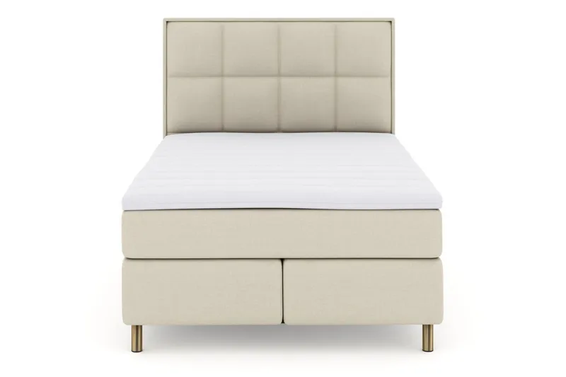 Select No 3 Komplett Sängpaket 160x200 Fast/Medium - Beige/Koppar - Möbler - Säng - Kontinentalsäng