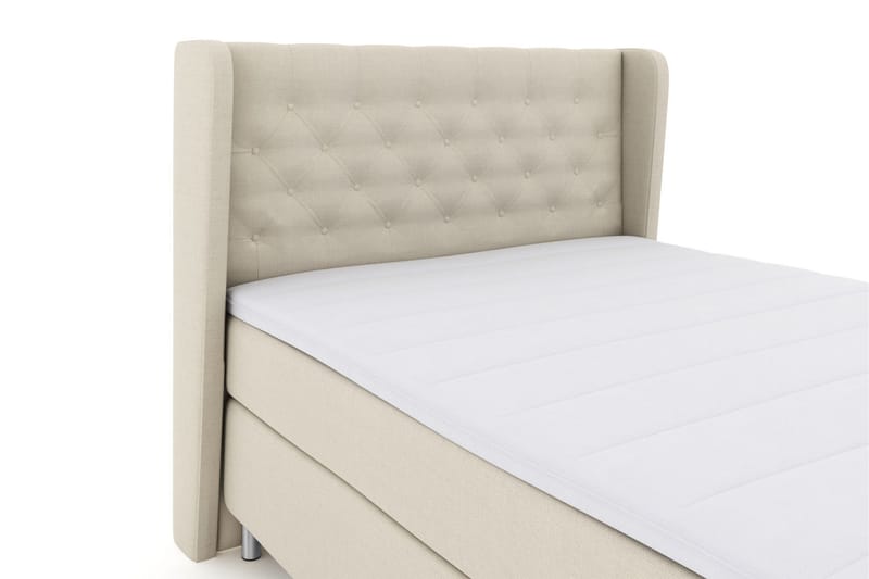 Select No 3 Komplett Sängpaket 160x200 Fast/Medium - Beige/Metall - Möbler - Säng - Kontinentalsäng