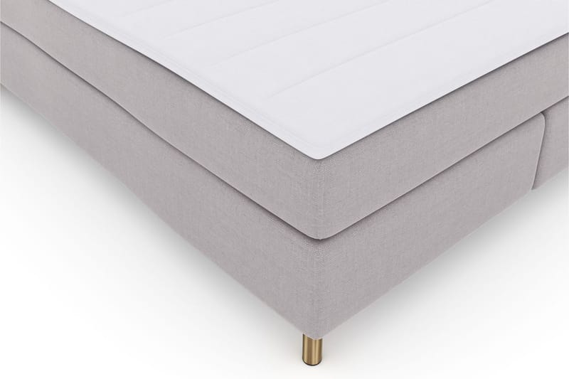 Select No 3 Komplett Sängpaket 160x200 Fast/Medium - Ljusgrå/Koppar - Möbler - Säng - Komplett sängpaket