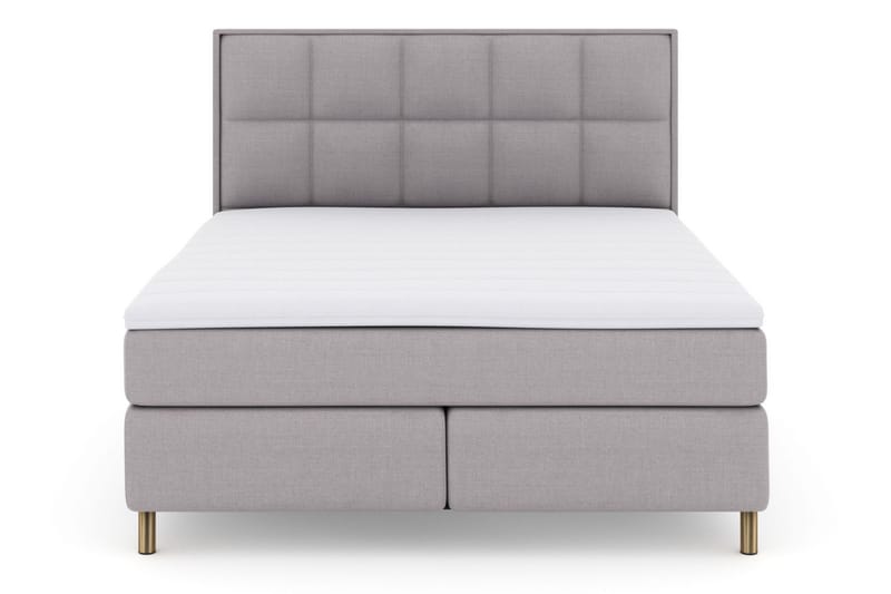 Select No 3 Komplett Sängpaket 160x200 Fast/Medium - Ljusgrå/Koppar - Möbler - Säng - Komplett sängpaket