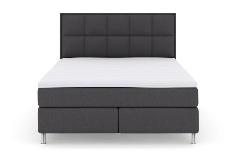 Select No 3 Komplett Sängpaket 160x200 Fast/Medium - Mörkgrå/Metall - Komplett sängpaket - Kontinentalsäng - Dubbelsäng