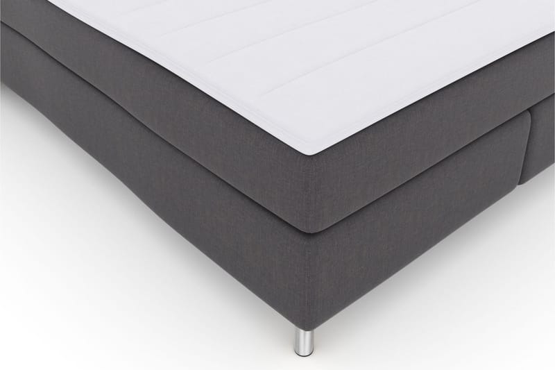 Select No 3 Komplett Sängpaket 160x200 Fast/Medium - Mörkgrå/Metall - Möbler - Säng - Kontinentalsäng
