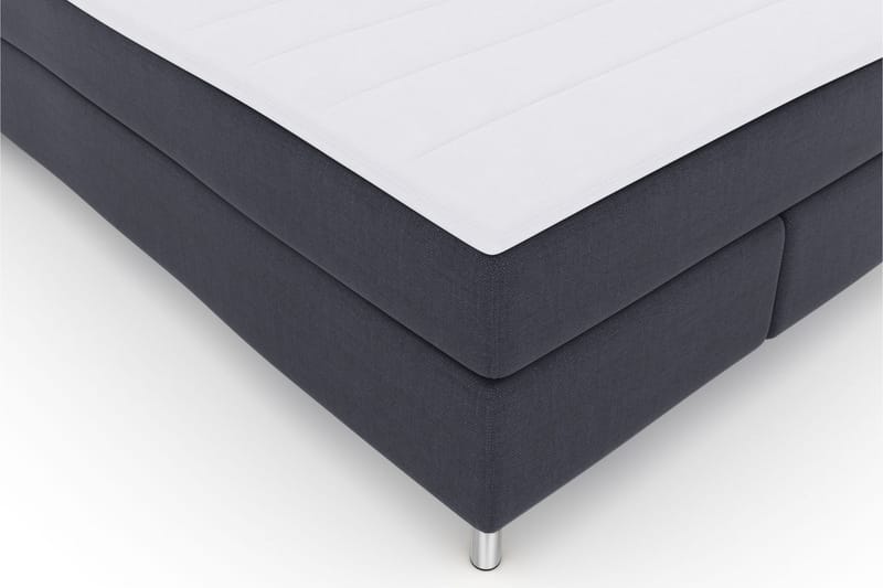 Select No 3 Komplett Sängpaket 160x200 Medium - Blå/Metall - Komplett sängpaket - Kontinentalsäng - Dubbelsäng