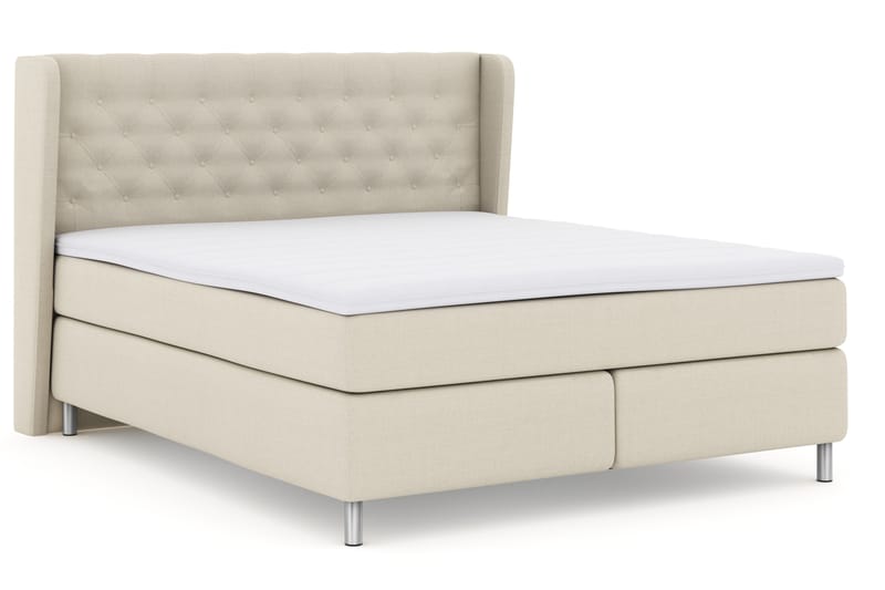 Select No 3 Komplett Sängpaket 180x200 Fast - Beige/Metall - Möbler - Säng - Komplett sängpaket