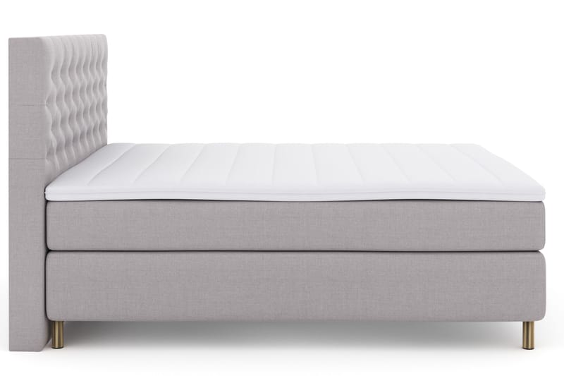 Select No 3 Komplett Sängpaket 180x200 Fast - Ljusgrå/Koppar - Möbler - Säng - Kontinentalsäng