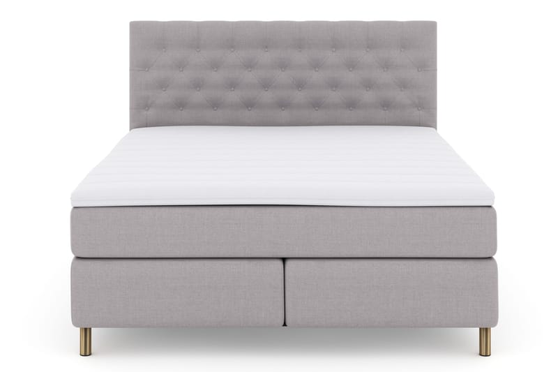 Select No 3 Komplett Sängpaket 180x200 Fast - Ljusgrå/Koppar - Möbler - Säng - Kontinentalsäng
