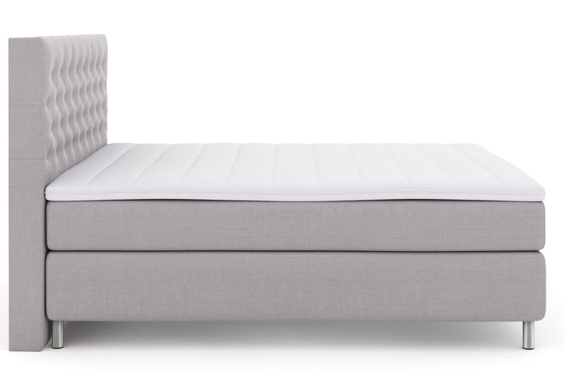 Select No 3 Komplett Sängpaket 180x200 Fast - Ljusgrå/Metall - Möbler - Säng - Komplett sängpaket