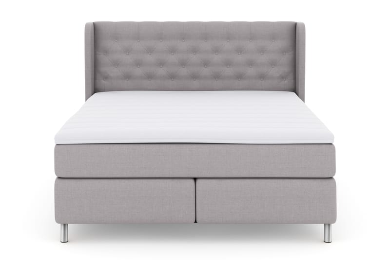 Select No 3 Komplett Sängpaket 180x200 Fast - Ljusgrå/Metall - Möbler - Säng - Komplett sängpaket