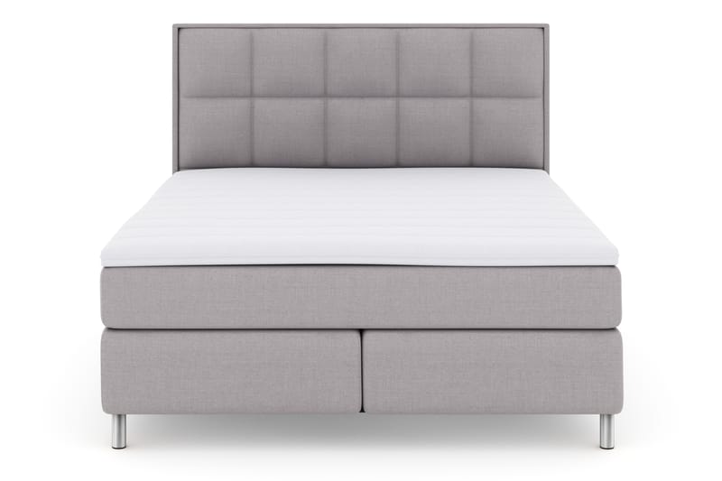 Select No 3 Komplett Sängpaket 180x200 Fast - Ljusgrå/Metall - Möbler - Säng - Komplett sängpaket