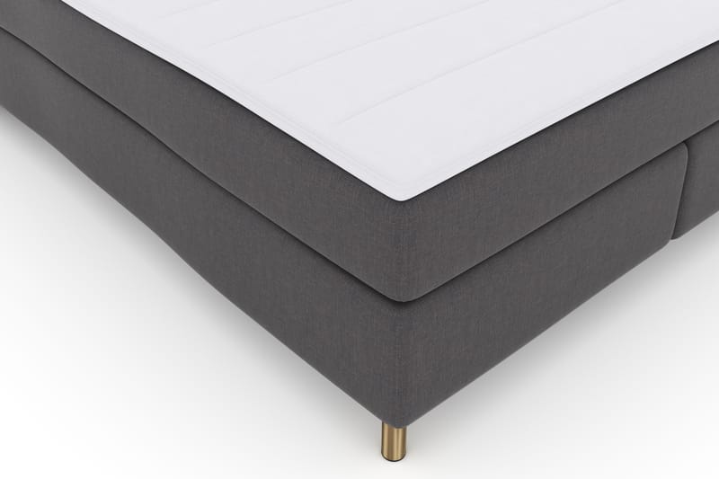 Select No 3 Komplett Sängpaket 180x200 Fast - Mörkgrå/Koppar - Möbler - Säng - Komplett sängpaket