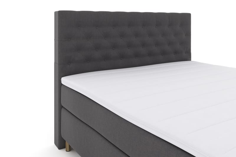 Select No 3 Komplett Sängpaket 180x200 Fast - Mörkgrå/Koppar - Möbler - Säng - Komplett sängpaket