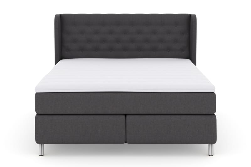 Select No 3 Komplett Sängpaket 180x200 Fast - Mörkgrå/Metall - Möbler - Säng - Komplett sängpaket