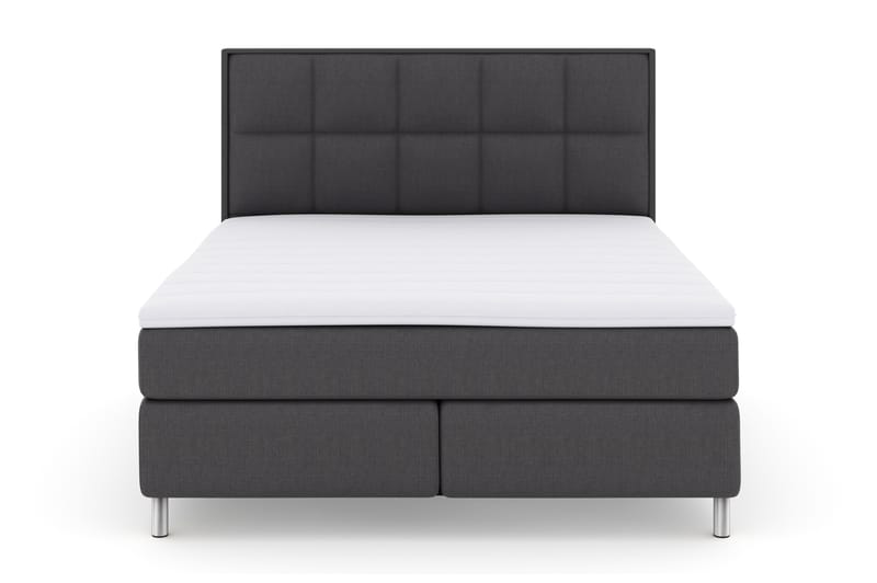 Select No 3 Komplett Sängpaket 180x200 Fast - Mörkgrå/Metall - Möbler - Säng - Komplett sängpaket