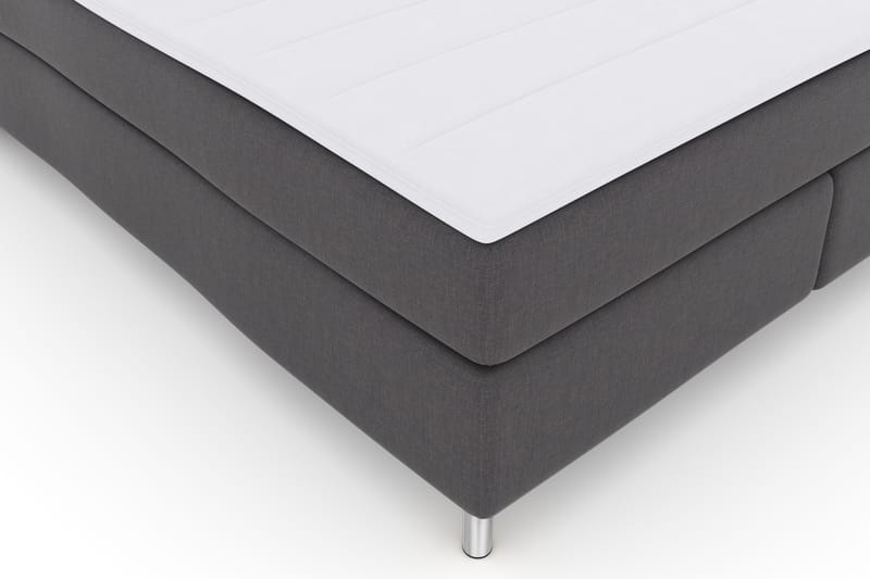 Select No 3 Komplett Sängpaket 180x200 Fast - Mörkgrå/Metall - Möbler - Säng - Komplett sängpaket