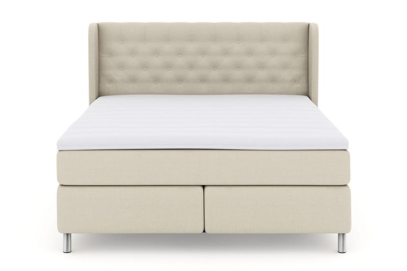 Select No 3 Komplett Sängpaket 180x200 Fast/Medium - Beige/Metall - Möbler - Säng - Kontinentalsäng