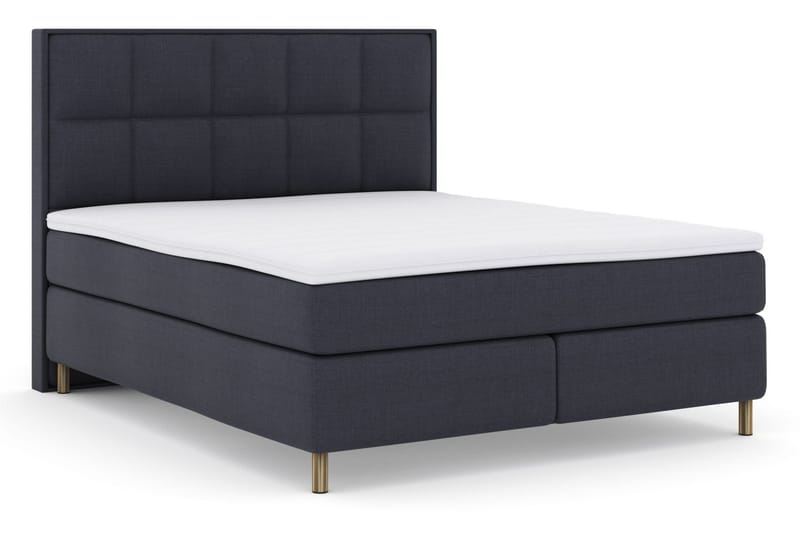 Select No 3 Komplett Sängpaket 180x200 Fast/Medium - Blå/Koppar - Möbler - Säng - Komplett sängpaket