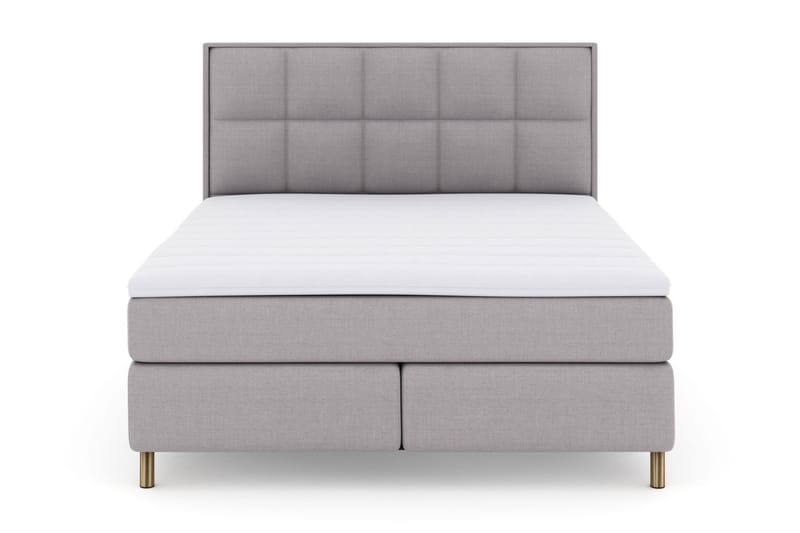 Select No 3 Komplett Sängpaket 180x200 Fast/Medium - Ljusgrå/Koppar - Möbler - Säng - Komplett sängpaket