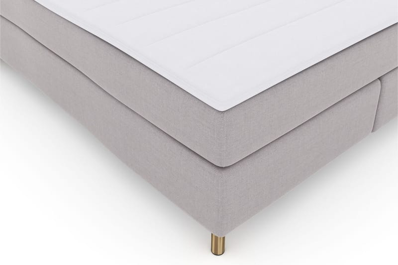 Select No 3 Komplett Sängpaket 180x200 Fast/Medium - Ljusgrå/Koppar - Möbler - Säng - Kontinentalsäng