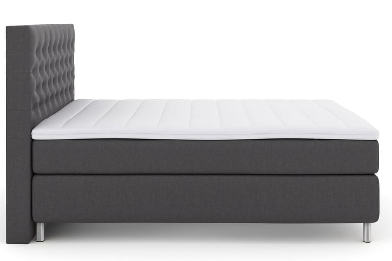 Select No 3 Komplett Sängpaket 180x200 Fast/Medium - Mörkgrå/Metall - Möbler - Säng - Komplett sängpaket