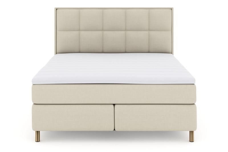 Select No 3 Komplett Sängpaket 180x200 Medium - Beige/Koppar - Komplett sängpaket - Kontinentalsäng - Dubbelsäng