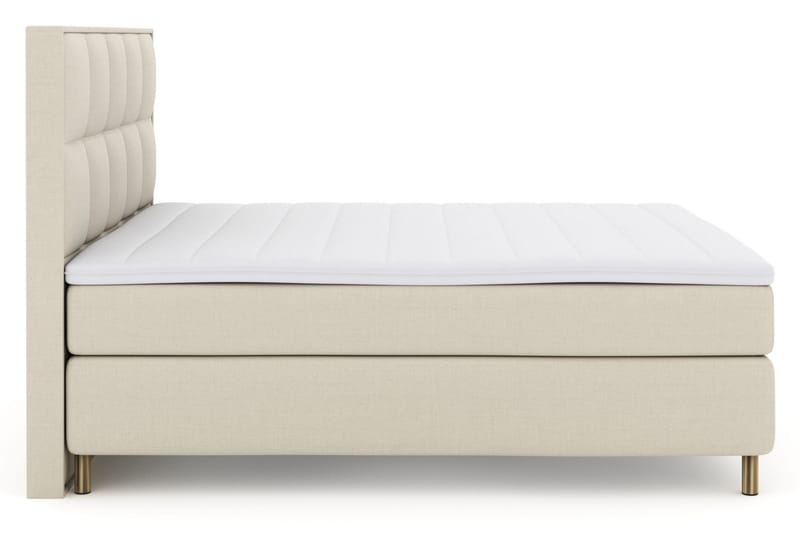 Select No 3 Komplett Sängpaket 180x200 Medium - Beige/Koppar - Komplett sängpaket - Kontinentalsäng - Dubbelsäng