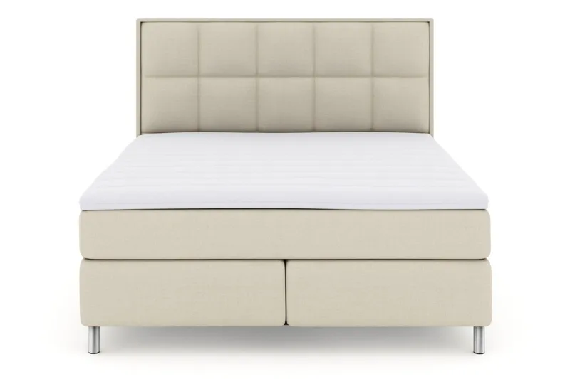 Select No 3 Komplett Sängpaket 180x200 Medium - Beige/Metall - Möbler - Säng - Kontinentalsäng