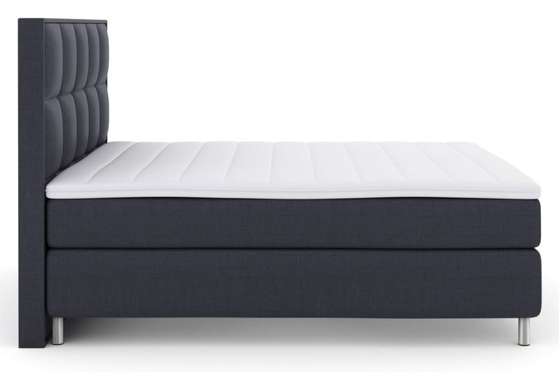 Select No 3 Komplett Sängpaket 180x200 Medium - Blå/Metall - Komplett sängpaket - Kontinentalsäng - Dubbelsäng