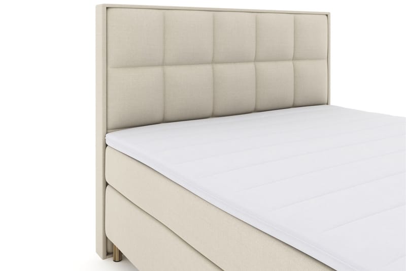 Select No 3 Komplett Sängpaket 210x210 Fast - Beige/Koppar - Komplett sängpaket - Kontinentalsäng - Dubbelsäng - Familjesäng