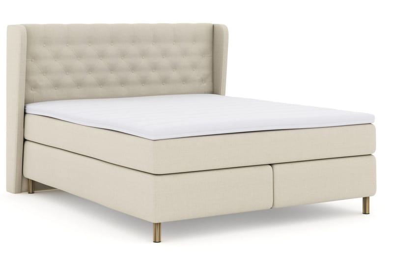 Select No 3 Komplett Sängpaket 210x210 Fast - Beige/Koppar - Möbler - Säng - Kontinentalsäng