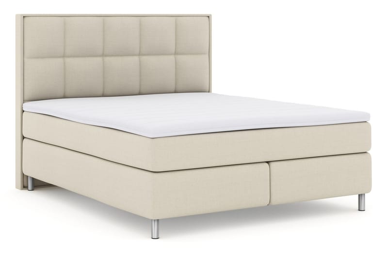 Select No 3 Komplett Sängpaket 210x210 Fast - Beige/Metall - Möbler - Säng - Komplett sängpaket