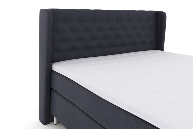Select No 3 Komplett Sängpaket 210x210 Fast - Blå/Metall - Komplett sängpaket - Kontinentalsäng - Dubbelsäng - Familjesäng