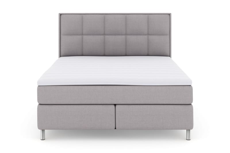 Select No 3 Komplett Sängpaket 210x210 Fast - Ljusgrå/Metall - Möbler - Säng - Komplett sängpaket