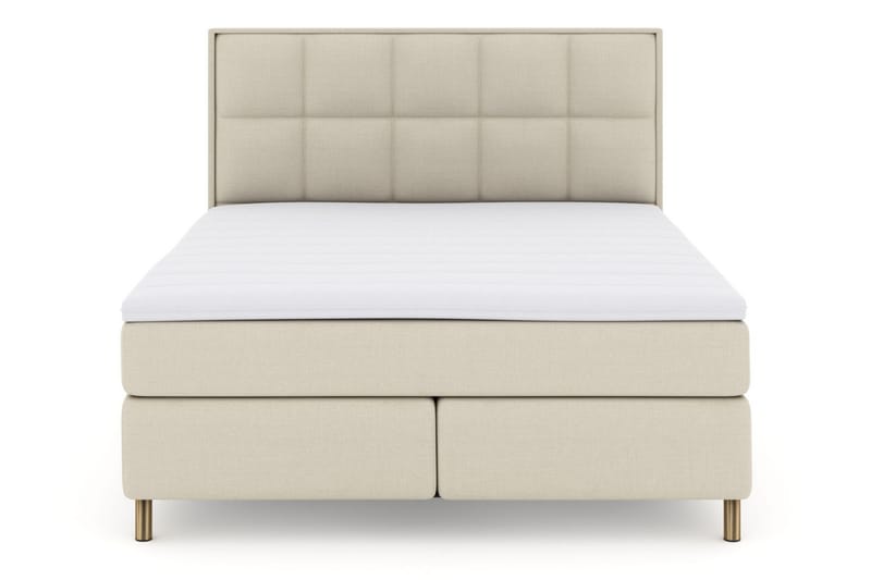 Select No 3 Komplett Sängpaket 210x210 Fast/Medium - Beige/Koppar - Möbler - Säng - Komplett sängpaket