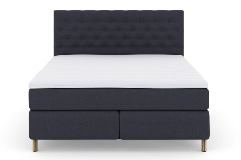 Select No 3 Komplett Sängpaket 210x210 Fast/Medium - Blå/Koppar - Möbler - Säng - Komplett sängpaket