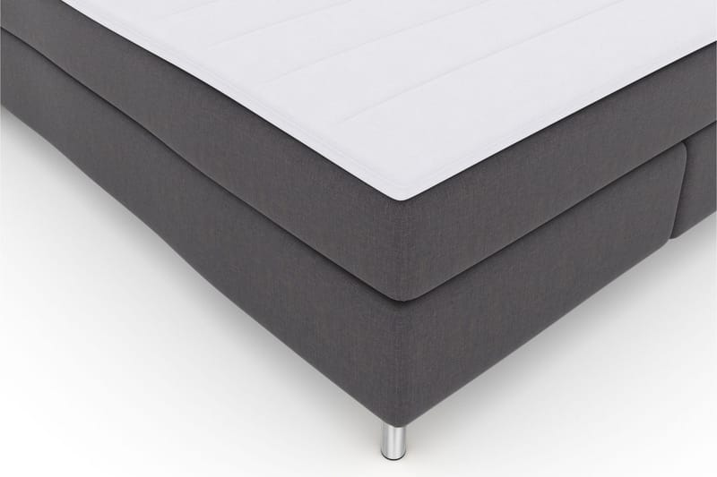 Select No 3 Komplett Sängpaket 210x210 Fast/Medium - Mörkgrå/Metall - Möbler - Säng - Kontinentalsäng