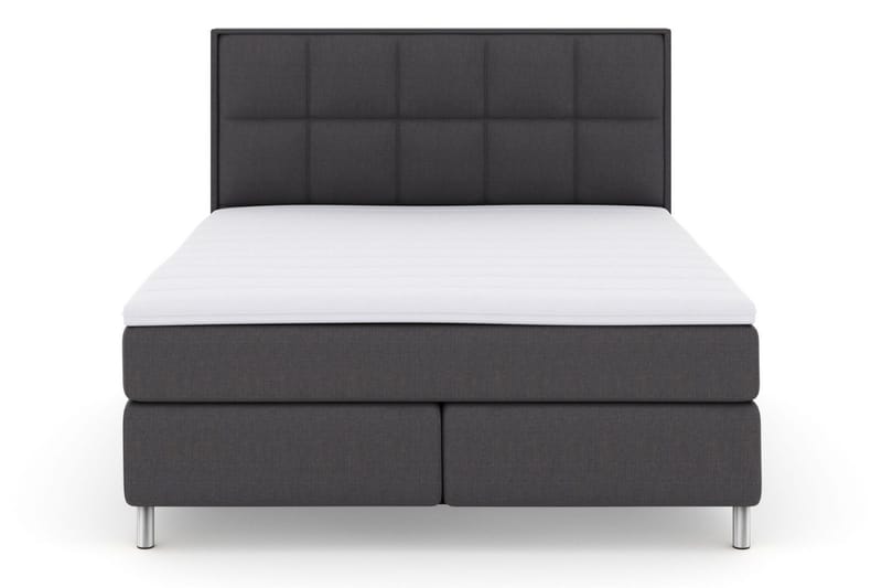 Select No 3 Komplett Sängpaket 210x210 Fast/Medium - Mörkgrå/Metall - Möbler - Säng - Kontinentalsäng